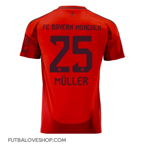 Dres Bayern Munich Thomas Muller #25 Domáci 2024-25 Krátky Rukáv